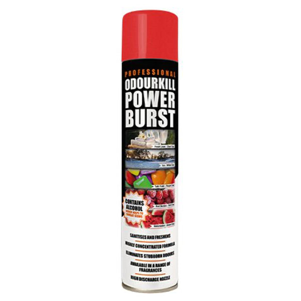 Odourkill Power Burst Air Freshener Red Berries Scent (750ml)